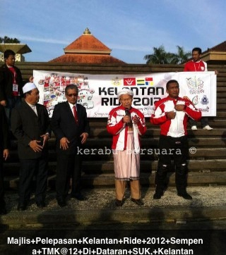 Gambar TG Nik Aziz Semasa Pelepasan Kelantan Ride Sempena Tahun Melawat Kelantan