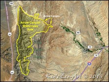 MAP-Arrow Canyon Wilderness Area MAP-Arrow Canyon Wilderness Area
