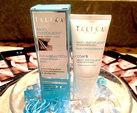 TALIKA SKIN RETOUCH REVIEW FLAWLESS SKIN primer conceal wrinkles fills fine lines brighten reduce imperfection  FACE NECK HAND
