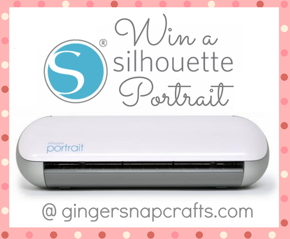 Silhouette Portrait giveaway at #gingersnapcrafts #silhouette #giveaway