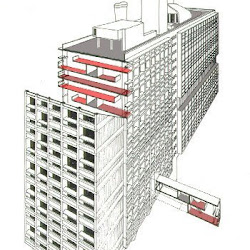 68.-Le Corbusier. Unidad de habitación (Marsella)