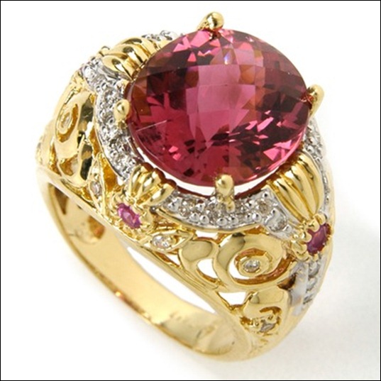 14K_Tourmaline__Pink_Sapphire_and_Diamond_Ring