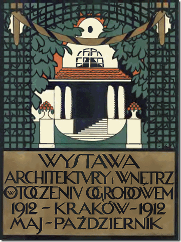 czajkowski - plakat z wystawy 1912