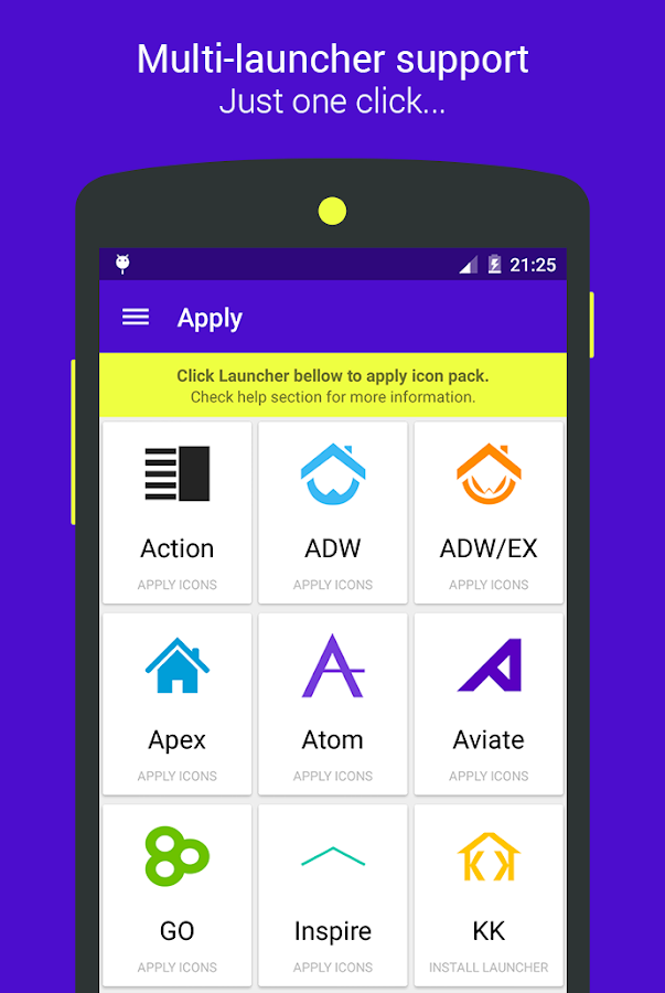Goolors Square - icon pack - screenshot