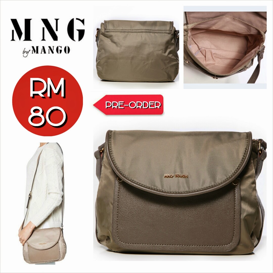 MANGO Messenger Bag (Dark Green Light & Black) PREORDER! SHANTEK