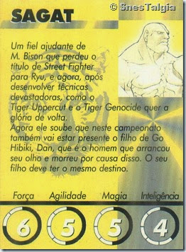 Sagat 2 - Card Street Fighter Zero 2