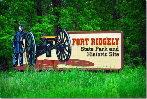 Fort Ridgely Sign