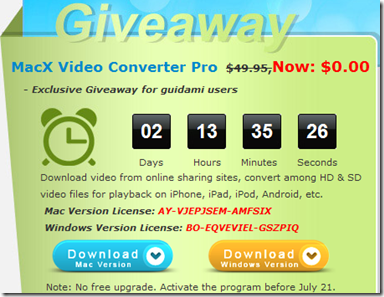 MacX Video Converter Pro download e codice di attivazione in promozione