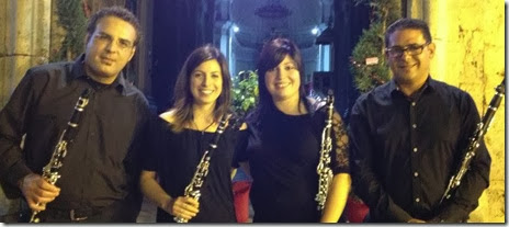 strange clarinet quartet