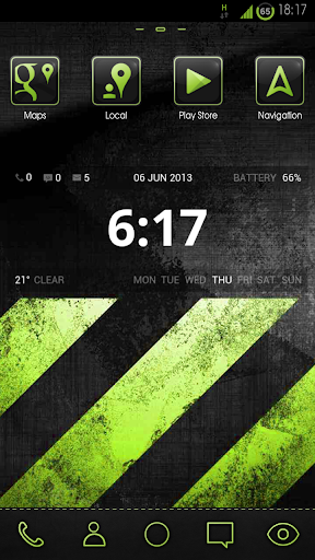 greyLIME HD Launcher Theme