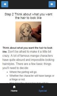how to draw manga hair Screenshots 3