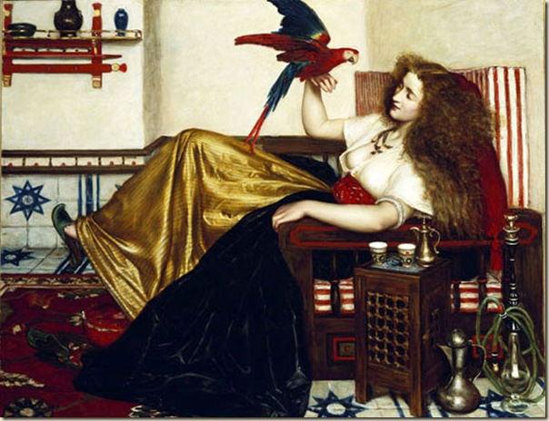 Valentine Cameron Princep, femme avec perroquet