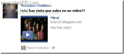 Gusano o Virus? Sales en un video en Facebook ?