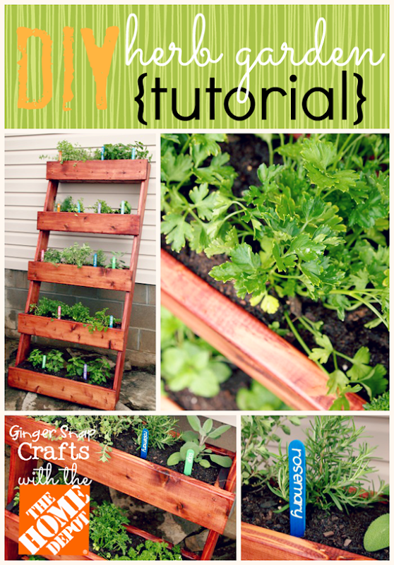 DIY Herb Garden with The Home Depot {tutorial} #digin #ad 