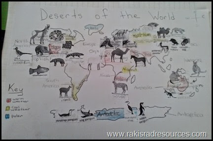 Deserts of the world unit: habitats, adaptations, desert plants and desert animals - all covered in theis all inclusive unit from Raki's Rad Resources.