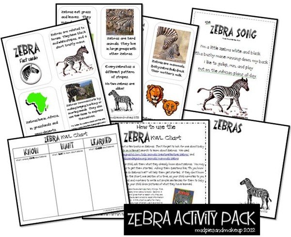 Free Printables Zebra