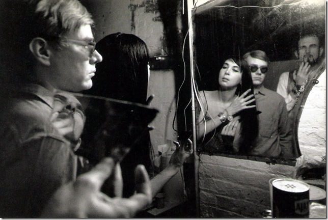 Dennis Hopper. Courtesy Tony Shafrazi Gallery. Filming at  The Factory . 1964.