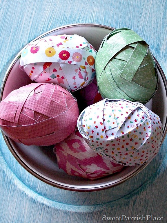 Craft Paper Easter Eggs3