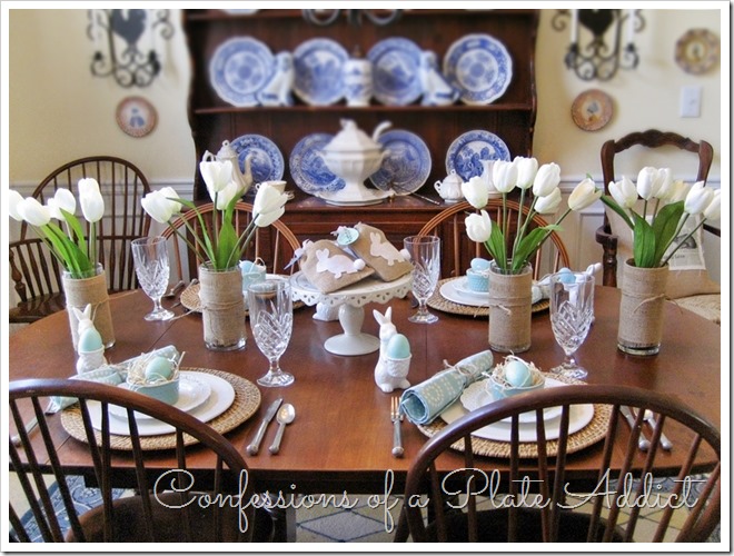 CONFESSIONS OF A PLATE ADDICT Pottery Barn Inspired Easter Tablescape
