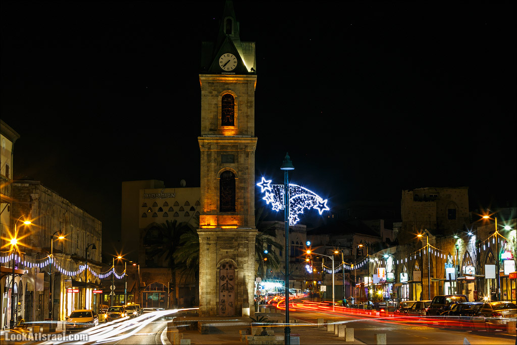 Рождество в Яффо. Праздничная елка и украшения. LookAtIsrael.com - Фото путешествия по Израилю