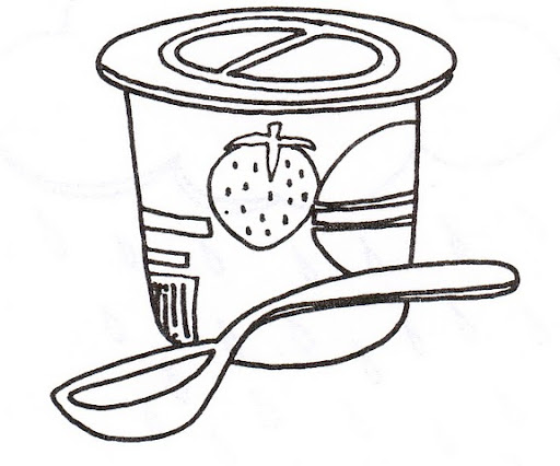yogurt coloring pages - photo #10
