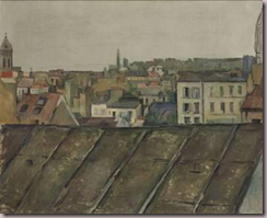 Paul Czanne, "Les Toits de Paris", 1881-1882