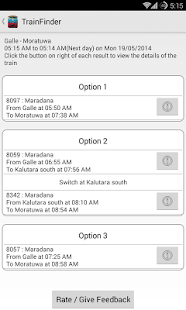 Train Finder - Sri Lanka (New) Screenshots 4