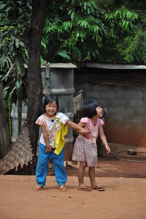 Imagini THailanda: Copii din tribul Akha, Thailanda