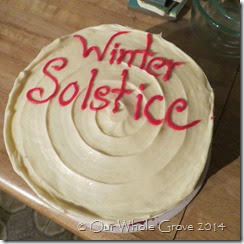 Solstice cake
