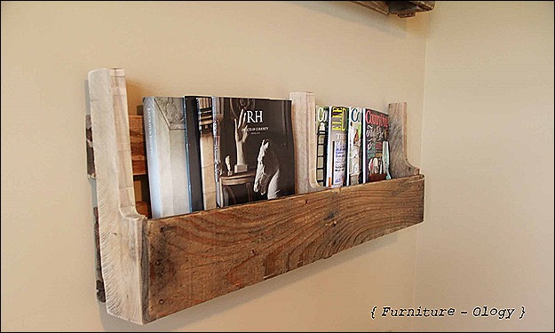 {Furniture-Ology}: Pinterest Challenge - DYI Pallet Shelves Tutorial