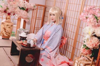 Coser@Pyon Saber Kimono