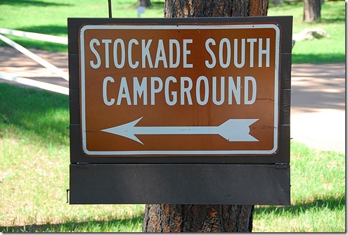 Stockade South Sign
