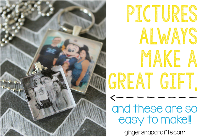 Pictures Always Make a Great Gift ~ easy photo gift tutorial at GingerSnapCrafts.com #photo #giftidea #tutorial