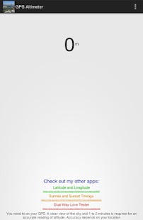 GPS Altimeter Screenshots 0