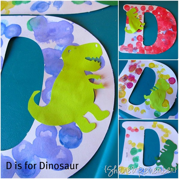 D is for Dots and Dinosaur