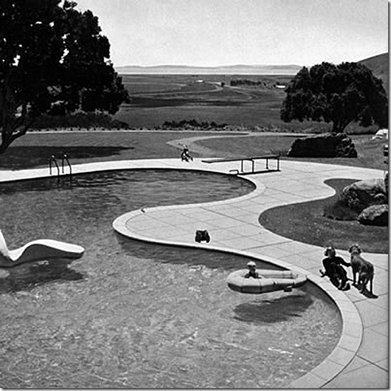 donnell pool by thomas church, Thomas Church, Donnell Garden, Sonoma County, Landscape Design, Design Inspiration, Creative design