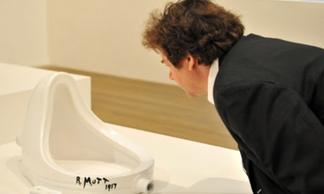 Fountain (1917) by Marcel Duchamp. Photograph: Nils Jorgensen/Rex