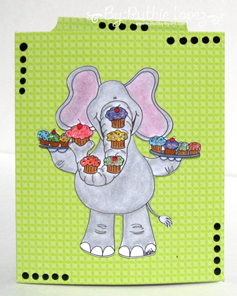 Paper Pretties - Crazy for Cupcakes - Tarjeta de 3 niveles - My Hobby My Art - Ruthie Lopez 2