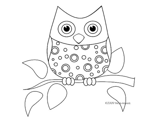 Buho Infantil Para Colorear Imagui