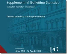 Supplemento al Bollettino Statistico. Agosto 2013