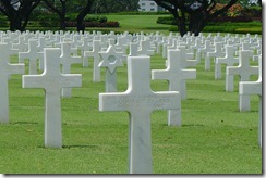 Tombs of Soldiers at the Manila American Cemetery