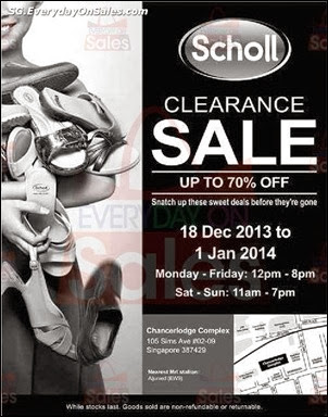 Scholl Clearance Sale 2013 2014 Jualan Gudang Jimat Deals EverydayOnSales Offers