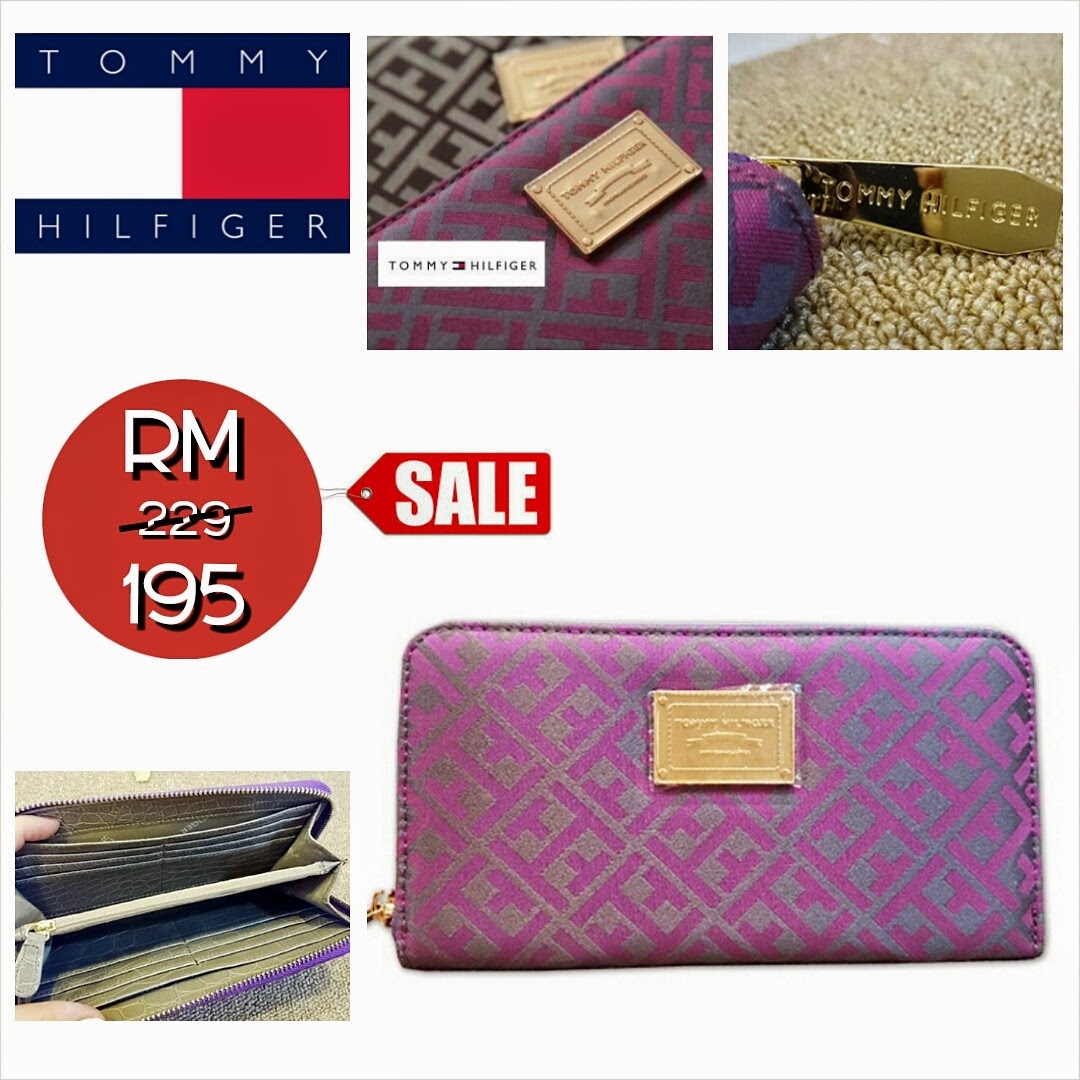 TOMMY HILFIGER Purse (Purple & Cream) SALE! SHANTEK COLLECTION