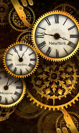 Gold clock Live wallpaper PRO v1.05