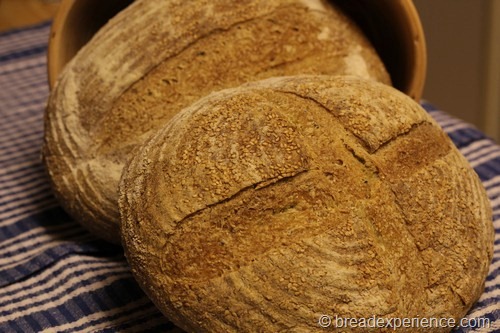Semolina Bread with Wholegrain Soaker
