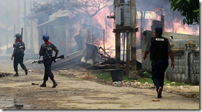 Burma sectarian violence military