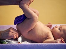 How to change a cloth diaper