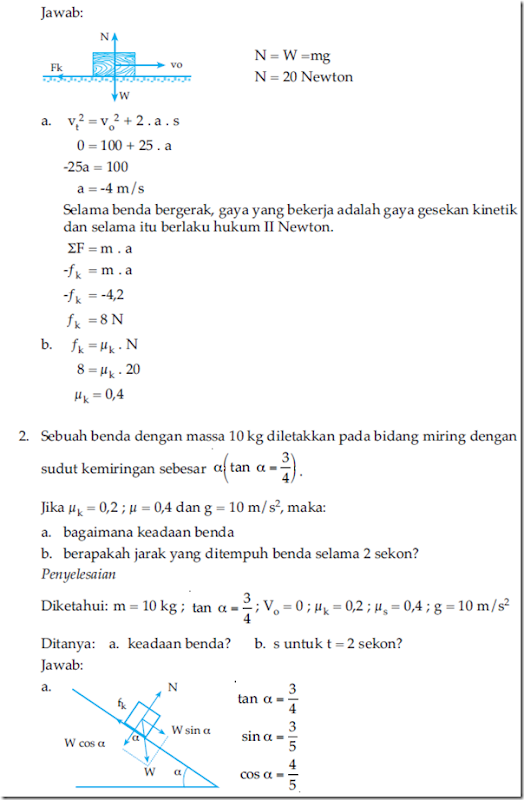 Kumpulan Ilmu Dan Pengetahuan Penting Contoh Soal Fisika