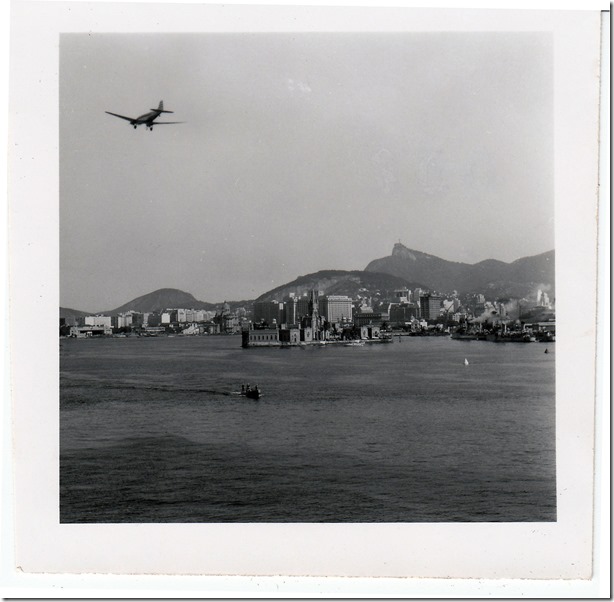 July 9, 1952 Rio de Janeiro, Brazil - View from the S.S. Brazil July 9, 1952 Rio de Janeiro, Brazil - View from the S.S. Brazil