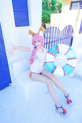 Coser@Ely_eee (ElyEE子) 玉藻前泳装